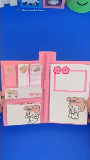 DIY Cute Sticky Notes / Paper Craft #shorts #youtubeshorts #viral #trending #howtomake #art #craft