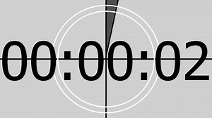 A clock with a circle around it and the time