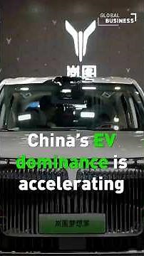 China's EV dominance is accelerating