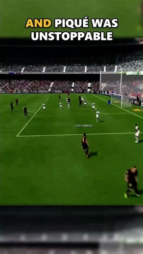 Nobody could stop Piqué in the air in FIFA 14 💀 #retrofifa #fifa14