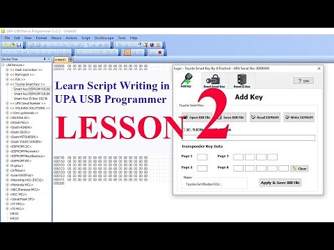 Script Writing in UPA USB programmers Lesson 2