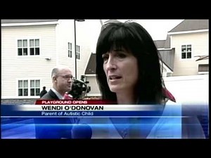 Westbrook hospital opens playground for autistic children