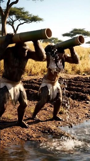 From Farming to Fighting A Single Day With the Strongest Prehistoric Tribe #primitiveskills