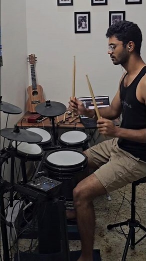 #drums #beats #thelocaltrain #practice #bollywood #india #beginners #music #alesisnitromeshkit