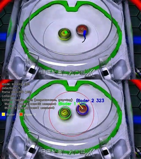 Open Beyblade X AR CORE test 1