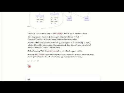 Bubble MCP demo