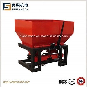 [Hot Item] Durable Double Disc Fertilizer Spreader with 3 Point Hitch Pto Drive