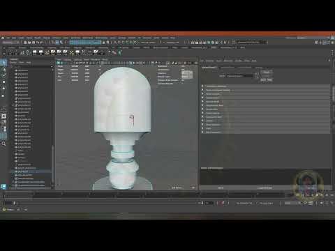 EP 3 SteampunkModel_ From Maya Modeling to Houdini Rendering