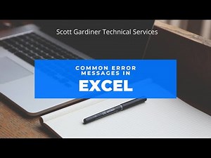 Common Excel Error Messages in Functions and Formulas