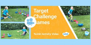EYFS (Ages 3-5) Activity video: Target Practice Games