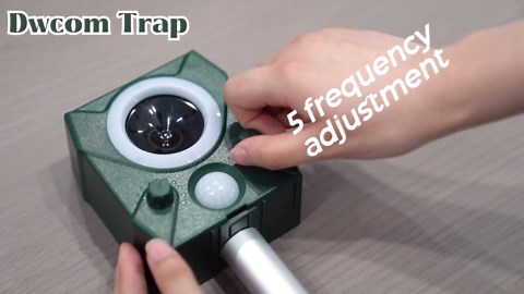 Solar Ultrasonic Squirrel Repellent with Motion Detection, Waterproof Deer Repellent Outdoor, Nocturnal Animal Cat Repeller with Light for Coyote, Snake, Shunk, Rodent, Fox, Raccoon, Hawk, Chipmunk