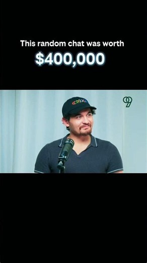 How A Random Chat Made Him $400,000! 🤯 #shorts