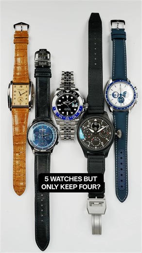 SwissWatchExpo on Instagram: "🚨 Tough call, watch fam: 5 icons, only 4 spots! Who will you bid farewell to?🤔 • Rolex GMT Master II “Batgirl” – Ref. 126710 • Jaeger-LeCoultre Master Control – Ref. Q4138480 • Omega Speedmaster Snoopy Award – Ref. 310.32.42.50.02.001 • IWC Big Pilot’s Perpetual Calendar – Ref. IW502902 • Patek Philippe Gondolo – Ref. 5124G Which stays, and whose journey ends? 🤔 Each of these pre-owned watches (and more) are available now on swisswatchexpo.com __ #watchcollector 