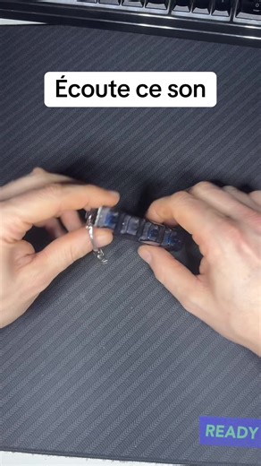 Clavier mécanique avec clic ASMR parfait pour calmer le stress et occuper les mains #asmrclavier #claviermecanique #stressrelief #fidget #tdah