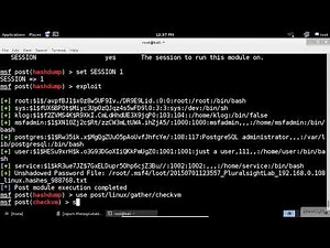 Post Exploitation in Metasploit ｜ Exploitation