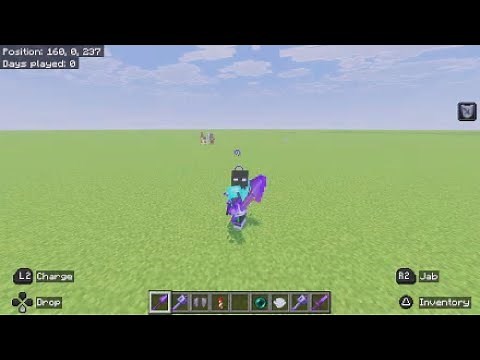 Spear Tutorial + attribute swap in bedrock!