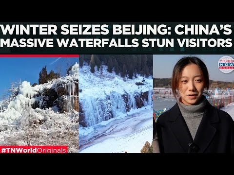 BEIJING FROZEN SOLID: Record Cold Freezes Imperial Lake; Massive Ice Cliffs Stun Thousands