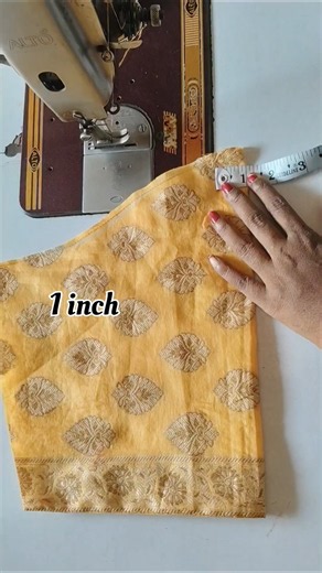 blouse sleeve front armhole cutting easy trick #stitchingtips​ #tips​ #designerkhushbupriya