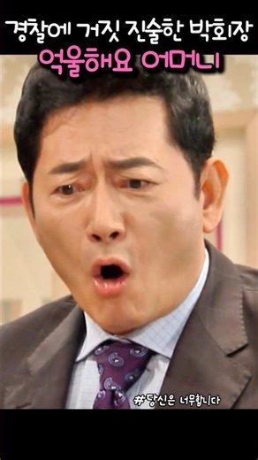 I feel wronged, Mother, for lying to the police about Chairman Park.