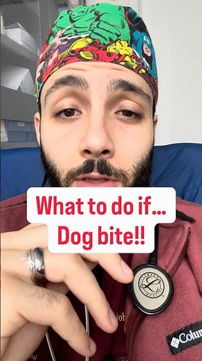 What to do if a you get bitten by a dog!!