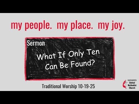Traditional Worship 10 19 25
