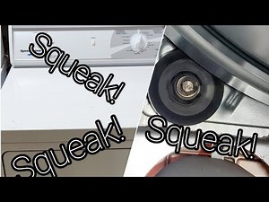 Speedqueen dryer roller replacement (loud dryer repair)