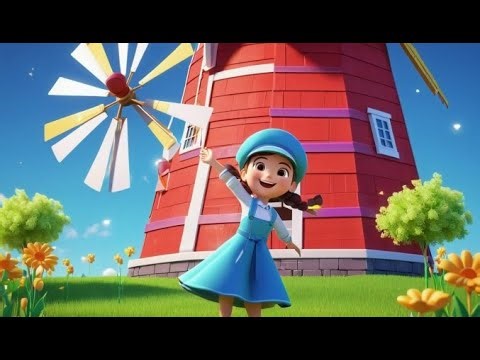 Oops! Little Windmill Spun Too Fast 🌬️ | Nursery Rhymes for Kids & Baby Songs