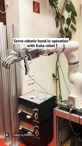 12K views · 182 reactions | Servo robotic hand in operation with Kuka robot Video Credit: Nibotics #engineering #technology #robots #robotics #kuka | Wevolver.com | Facebook