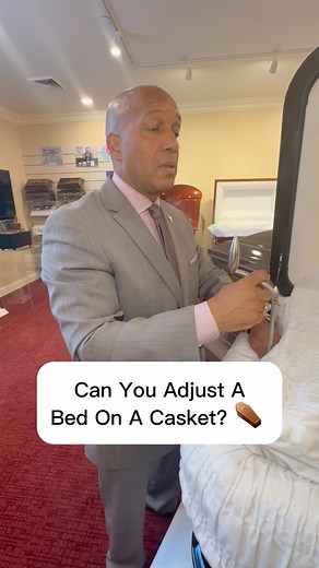 308K views · 6.3K reactions | Can you adjust a bed on a casket? #funeral #funeralhome #funeraldirector | Calhoun Funeral Home & Cremation Service | Facebook
