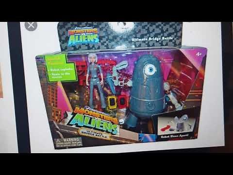 Do you remember these Monsters vs Aliens toy figures and playsets?