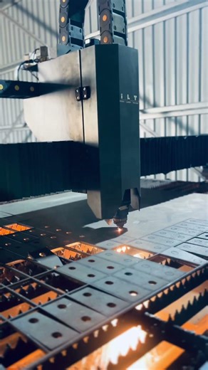 High Speed Fiber Laser Cutting Machine in Action | Precision Metal Cutting 🔥 | ILT Laser