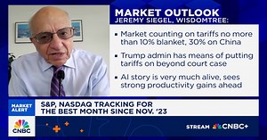 Jeremy Siegel: Market is counting on tariffs no more than 10% blanket, 30% on China