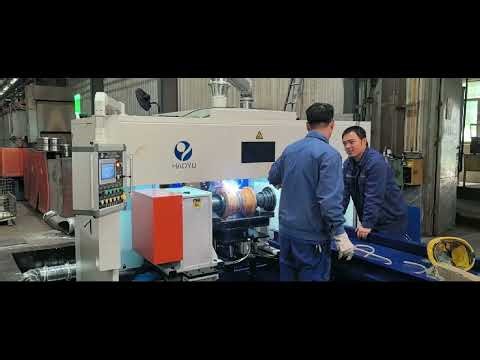 Track roller automatic circular seam welder work at user's company