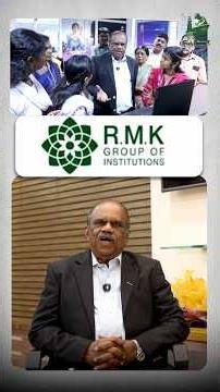 Let's Hear from Dr.Sivathanu Pillai|Distinguished Legand Why RMK Group of Institutions Stands Apart!