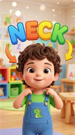 Neck for Kids | Human Body Parts Learning Video