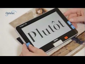 Loupe électronique portative Optelec Compact 7 HD: Comment ça marche