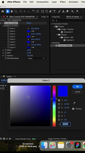 Text Effect in After Effects