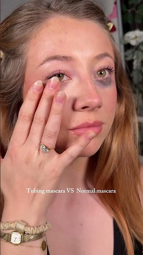 The difference between normal mascara + tubing?? @m‪@maybellineuk‬ky tubes #tubingmascara #mascara