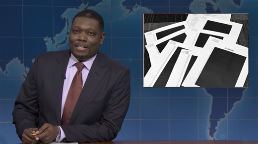 'SNL' Weekend Update goes after redacted Epstein files