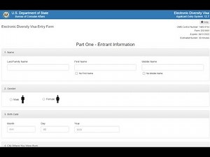 US Green Card Lottery official website for registration
