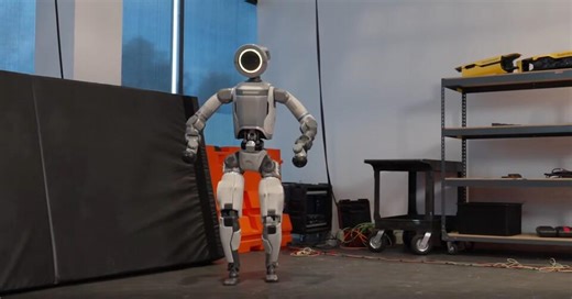 Watch Boston Dynamics' Atlas Robot Do A Full Back Flip With Cartwheel And Land Perfect - NewsBreak