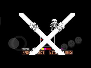 [Undertale] Sans's Boss Fight on Phone – Full Genocide Battle [Android]