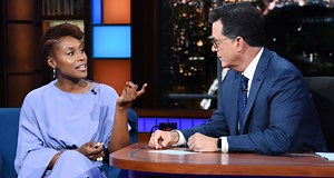 Issa Rae Gives Stephen Colbert Her Favorite Advice: ‘Don’t Be Afraid To Be A Bitch’