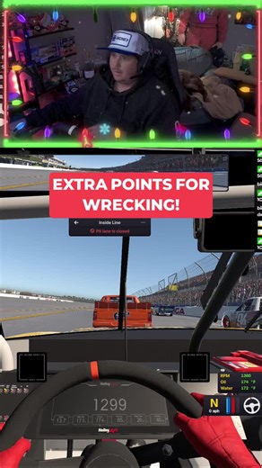 In this thrilling clip from The Warren Cook 300, we discuss the ultimate racing strategy: wrecking the 94 for extra points! Join us as we dive into the excitement of going wide on the apron and making unforgettable pit stops. Don't miss out on the best part - the epic burnout with three cars!#iRacing #WarrenCook300 #RacingStrategy #PitParty #BurnoutChallenge