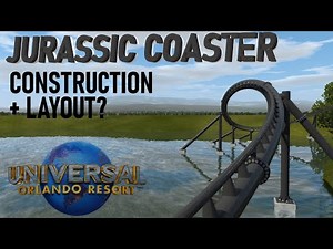 Jurassic Coaster Layout + Aerial Construction Update 5/23; Universal Orlando