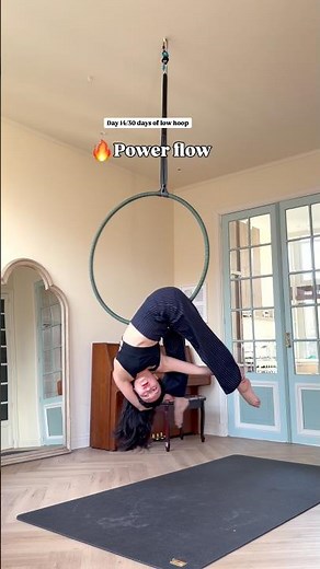 Aerial Hoop Power flow / intermediate 30 days of low hoop no14