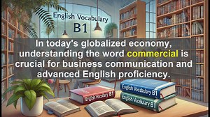 2500 Must Know CEFR B1 Vocabulary - Understanding Commercial: A B1 English Vocabulary Guide