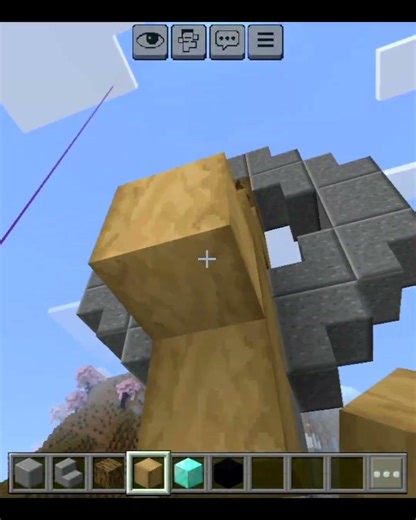Minecraft Pickaxe Statue ⛏️ || SenseiPlayz || #minecraft #minecraftbuilding #gaming #shorts