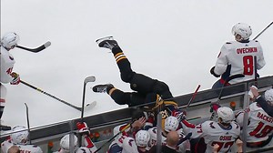 NHL Hits of the Week: Ovechkin flips Chara into Caps bench