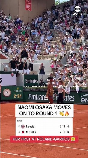 No. 16 Naomi Osaka is making her deepest run at #rolandgarros 💪